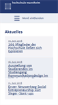 Mobile Screenshot of hs-mannheim.de