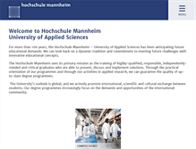 Tablet Screenshot of english.hs-mannheim.de