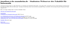 Desktop Screenshot of jonathan.sv.hs-mannheim.de