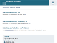 Tablet Screenshot of oc.hs-mannheim.de